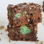 Mint Cheesecake Brownies