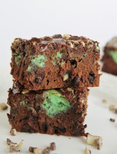 Mint Cheesecake Brownies