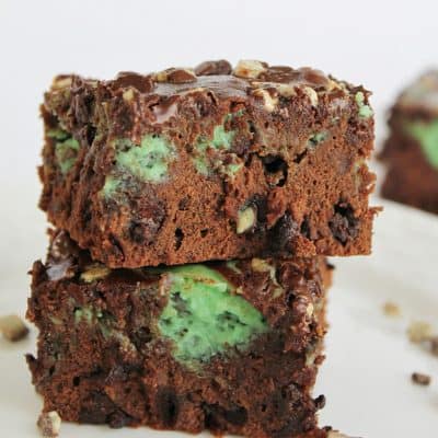 Mint Cheesecake Brownies