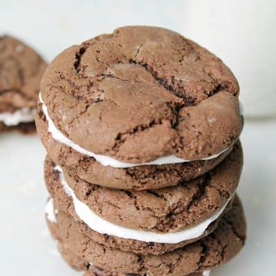 Chocolate Sandwich Cookies #10DaysofCookies