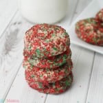 Christmas Funfetti Sugar Cookies #10DaysofCookies