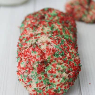 Christmas Funfetti Sugar Cookies #10DaysofCookies