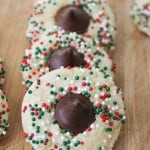 Mint Holiday Kiss Cookies #10DaysofCookies