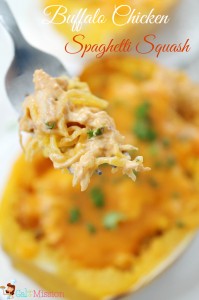 Buffalo Chicken Spaghetti Squash