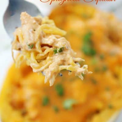 Buffalo Chicken Spaghetti Squash