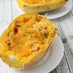 Buffalo Chicken Spaghetti Squash