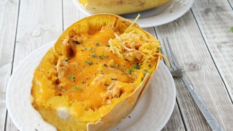 Buffalo Chicken Spaghetti Squash Gal On A Mission