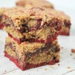 Peanut Butter Cookie Red Velvet Brownies