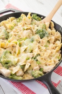 Chicken, Broccoli, & Pasta Skillet Casserole