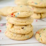 Funfetti Cheesecake Pudding Cookies