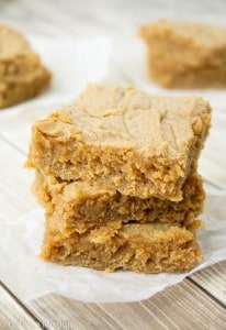 Peanut Butter Blondies