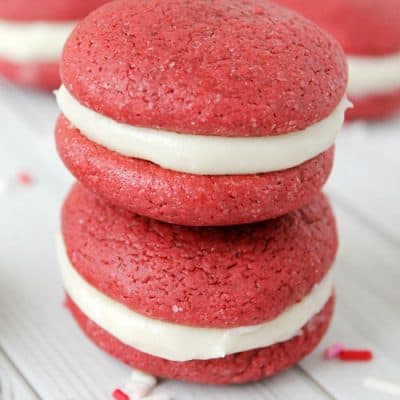 Red Velvet Whoopie Pies