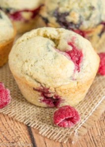 Blueberry and Raspberry Muffins on galonamission.com