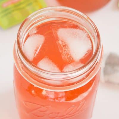 Homemade Strawberry-Green Tea Soda on galonamission.com