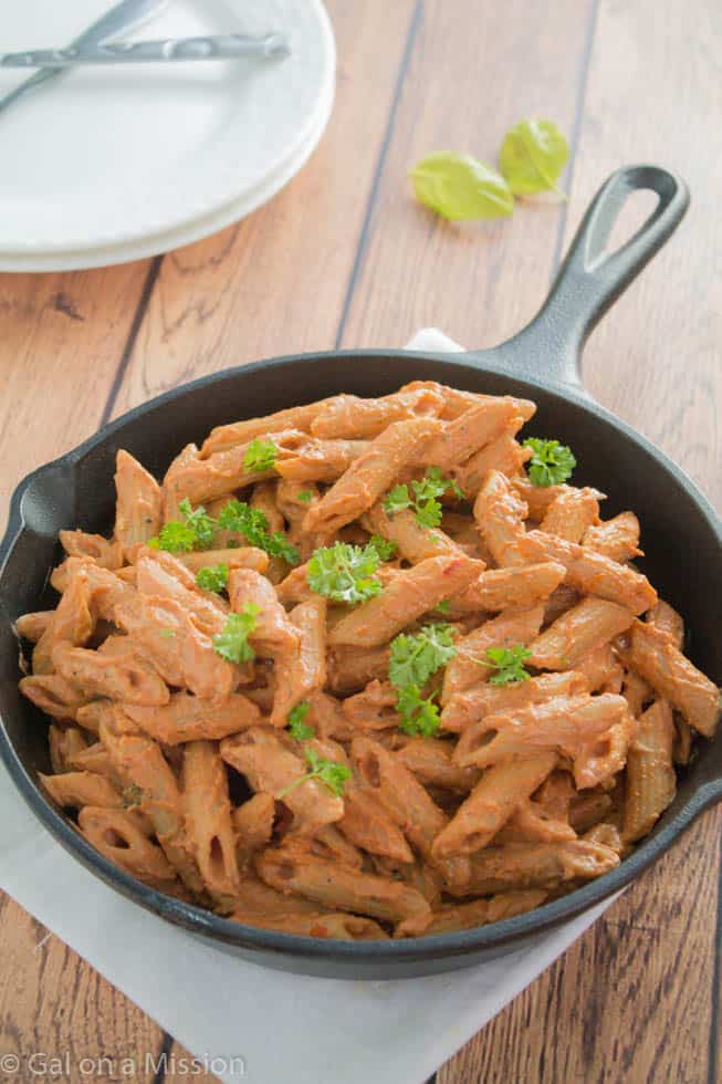 Creamy Italian Pasta Skillet - Gal on a Mission