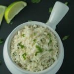 A scrumptious and authentic Paleo Chipotle Cilantro Lime Rice Recipe | galonamission.com