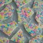 A cute and tasty Three-Ingredient Easter Bark | Recipe on galonamission.com