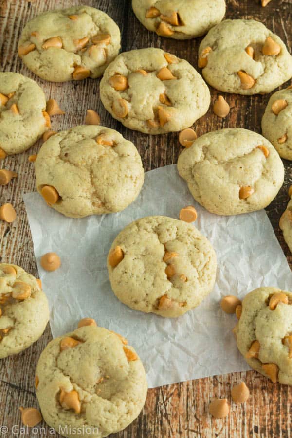 Thick and Chewy Butterscotch Cookies
