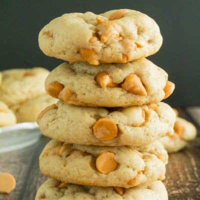 Thick and Chewy Butterscotch Cookies