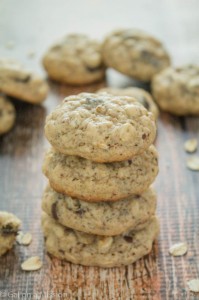 Thick and Chewy Oatmeal Chocolate Chunk Cookies | Recipe on galonamission.com