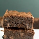 Thick and Chewy Fudgy Brownies