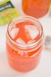 Homemade Strawberry-Green Tea Soda