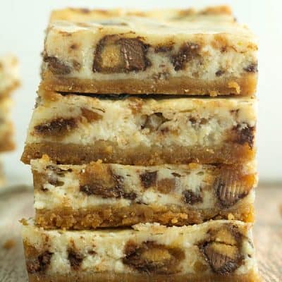 Snickers Cheesecake Bars