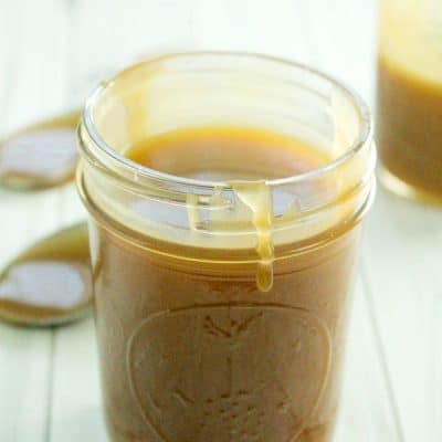 5-Minute Microwave Caramel Sauce