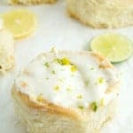 Lemon-Lime Sweet Rolls that are super-fluffy and delicious!