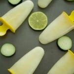 Refreshing Coconut Cucumber Limeade Ice Pops