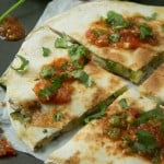 Mouthwatering Mushroom Zucchini Quesadillas from @galmission