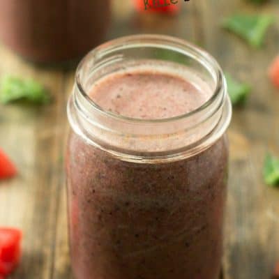 Refreshing and Healthy Watermelon Berry Kale Smoothie Recipe