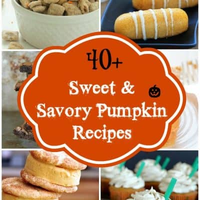 40+ Sweet and Savory Pumpkin Recipes via @galmission