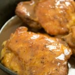 Mouthwatering Maple-Mustard Chicken Thighs Recipe via @galmission