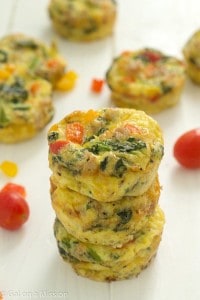 A delicious Paleo Breakfast Muffins Recipe via @galmission. Freezer-Friendly as well!