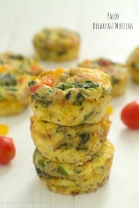 A delicious Paleo Breakfast Muffins Recipe via @galmission. Freezer-Friendly as well!