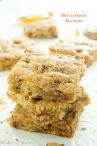 Butterfinger Blondies