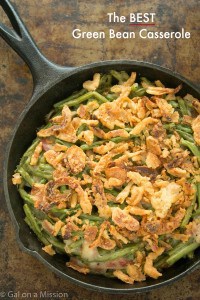 This really is the BEST green bean casserole recipe! No need for canned soups!