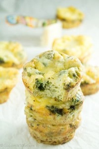 These cheesy breakfast egg muffins are delicious and can be made ahead of time! No need to worry about breakfast!