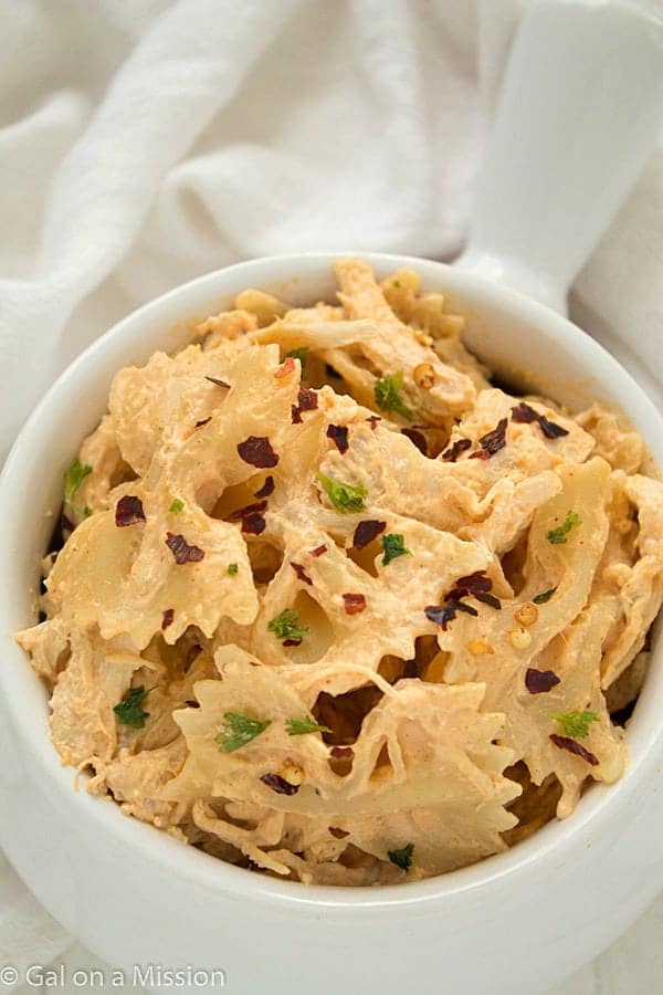 Buffalo Chicken Pasta, see more at https://homemaderecipes.com/cooking-101/14-easy-pasta-recipes/ Buffalo Chicken Pasta, see more at https://homemaderecipes.com/cooking-101/14-easy-pasta-recipes/