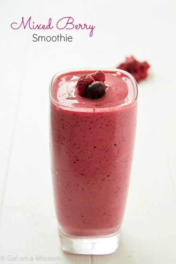 Easy berry smoothie recipe