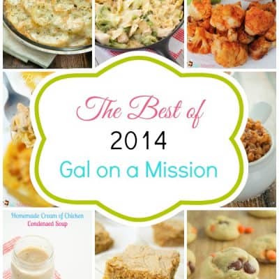 This year of 2014 on Gal on a Mission was a delicious year bringing in a loaded potato casserole, a yummy chicken and broccoli casserole, buffalo cauliflower bites, and more!