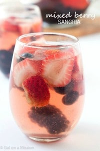 With the warmer weather, we all want a glass of sangria, especially with mixed berries! This really is one of the easiest sangria recipes out there. You can also call it a sangria white because it utilizes white wine, or even a sangria punch when different wines are mixed together! You are going to love it, I promise.