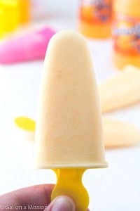 3-Ingredient Orange Creamsicle Ice Pops - Made with the simplest ingredients, but so tasty! The ultimate ice pop for children and adults!