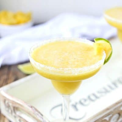 Pineapple Margarita Recipe - Incredibly easy and tasty! The perfect beverage for any summer party!