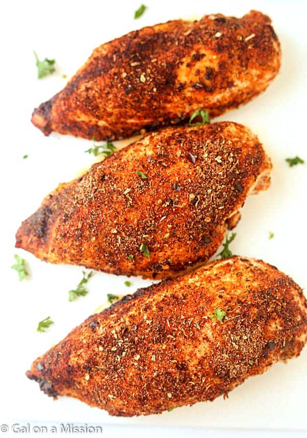 Baked Cajun Chicken Breasts - Gal on a Mission