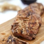 Grilled Ginger Pork Tenderloin - Tender, moist and oh, so juicy! Marinated in an out-of-this-world marinade!