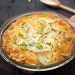 Skinny Chicken Loaded Potato Casserole - Our most popular recipe made skinny and into a meal! Everyone will be coming back for seconds!