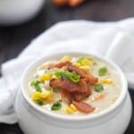 Lightened-Up Broccoli and Bacon Chowder - Lighter on calories, but not on flavor! Perfect when served with a piece of warm, buttered bread! Only 291 calories per serving!