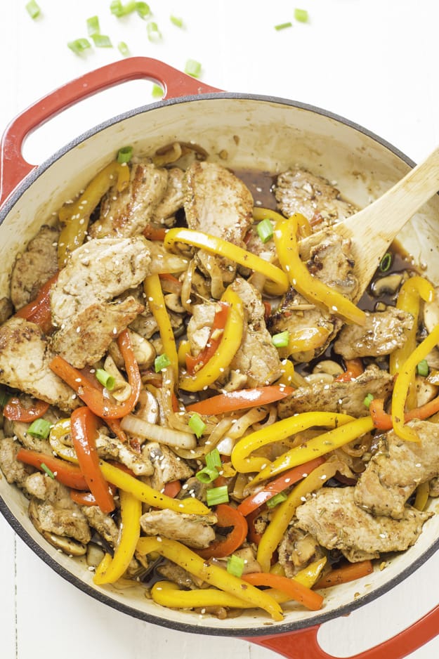 Quick and Easy Pork Stir Fry - Gal on a Mission